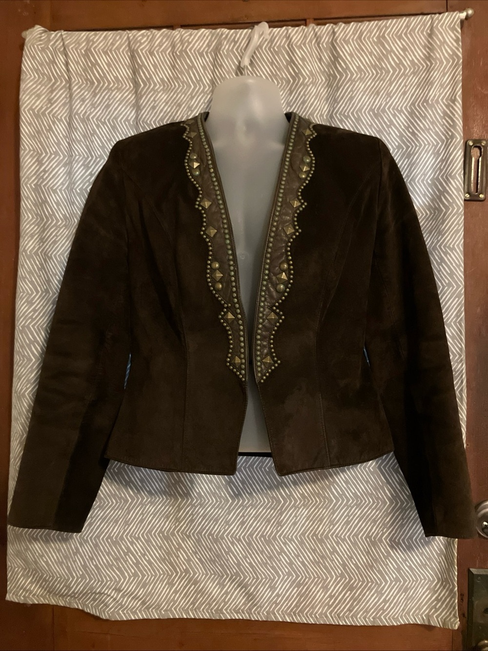 double d ranch jacket suede size M